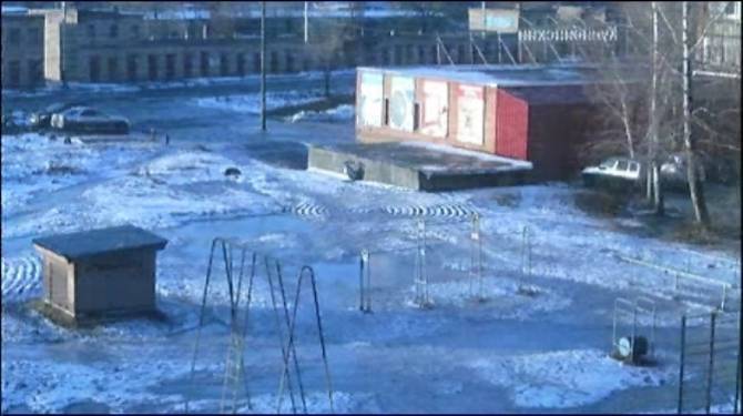 Странные круги на снегу засняли в Пензе на улице Кулибина | Круги на полях | Паранормальные новости | 25 Декабря 2014 
