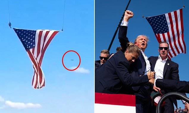 Тайна НЛО, пролетевшего в небе во время покушения на Дональда Трампа
 
 